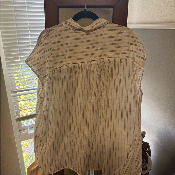 NWT Anthropologie x Pilcro Embroidered Surf Blouse Top Women's Size XL Oversized - Picture 4 of 6